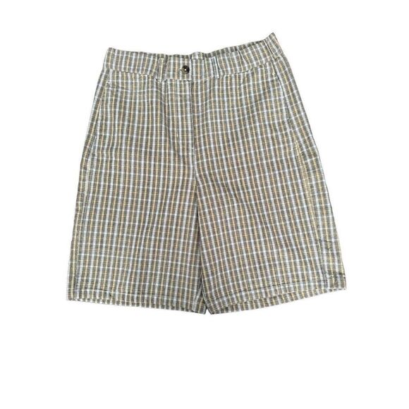 Urban Outfitters 100% Cotton Shorts in Yellow Plaid, Size Large Men - Picture 1 of 11